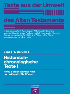 cover image of Historisch-chronologische Texte I